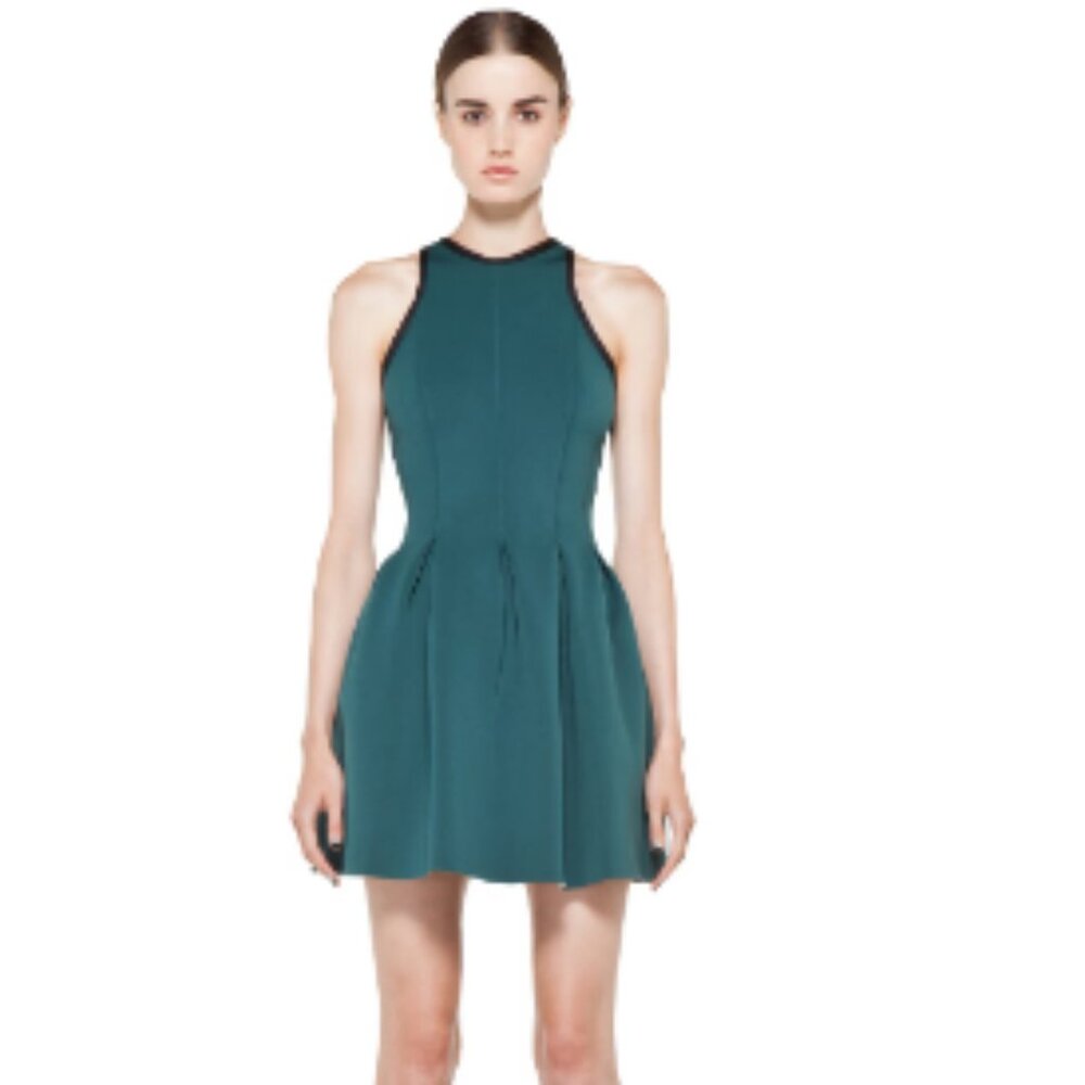 T by Alexander Wang Neoprene Inverted Pleat Dress size XS